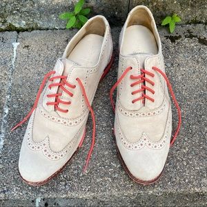 Cole Haan Gramercy Nubuck Oxford Sandstone/Orange